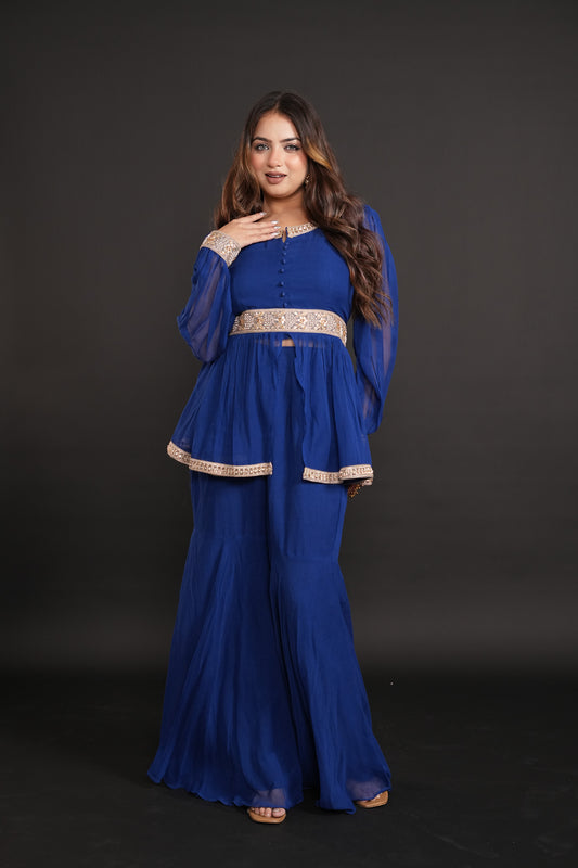 Royal Blue Co-ord Set